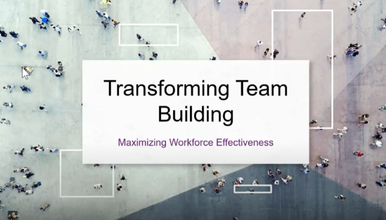Transforming Team Building webinar video