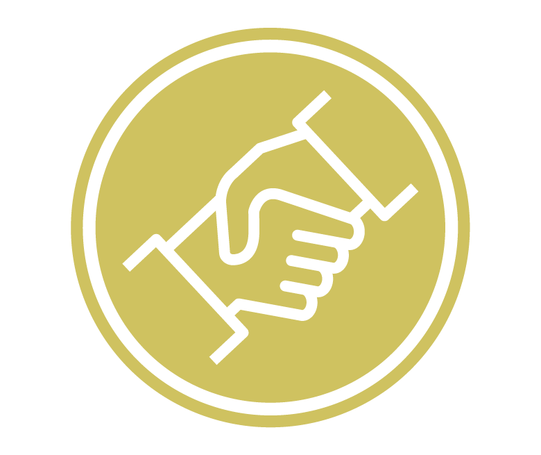 connected hands