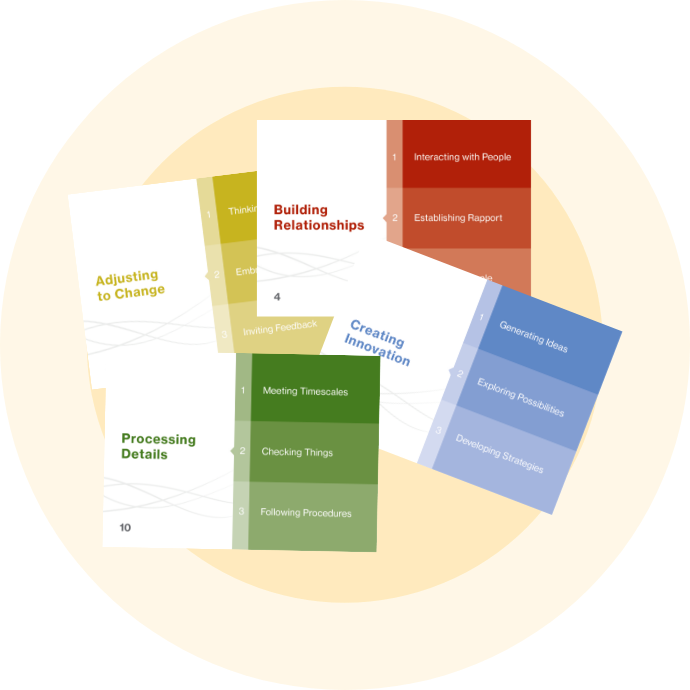 group of notes