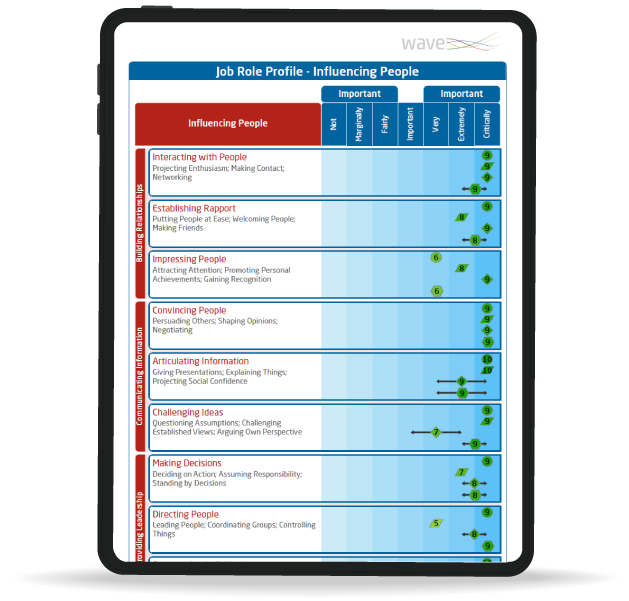 job profiler report mockup