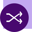 crossing lines icon