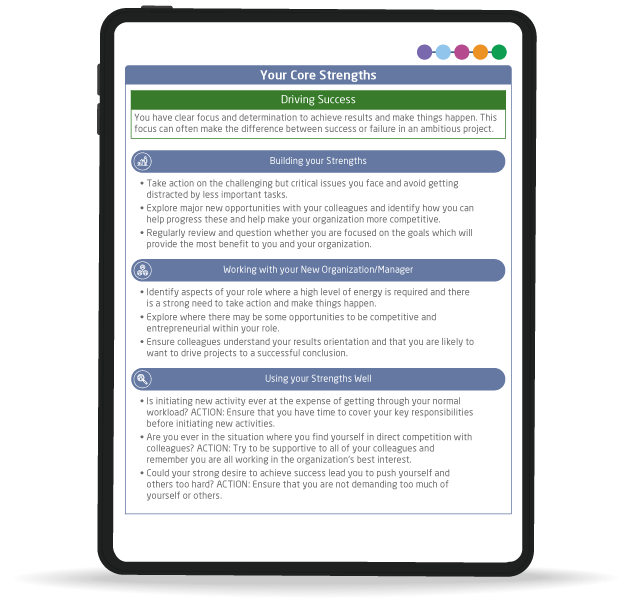 work strengths mockup