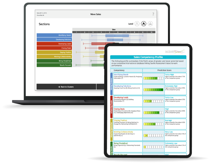 sales effectiveness mockup