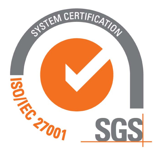 ISO/IEC 27001 certificate badge