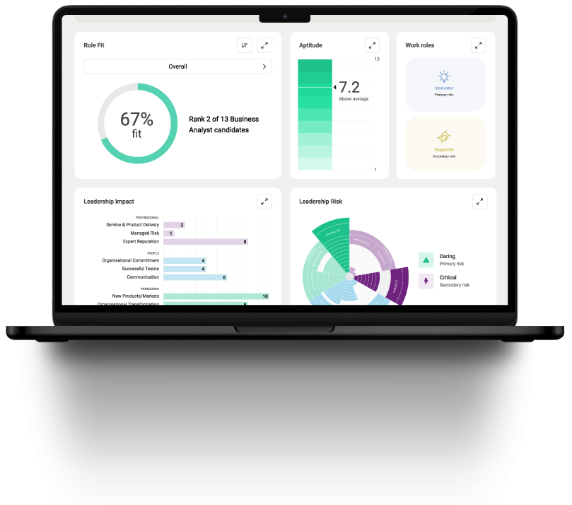 Wave Connect dashboard on a laptop