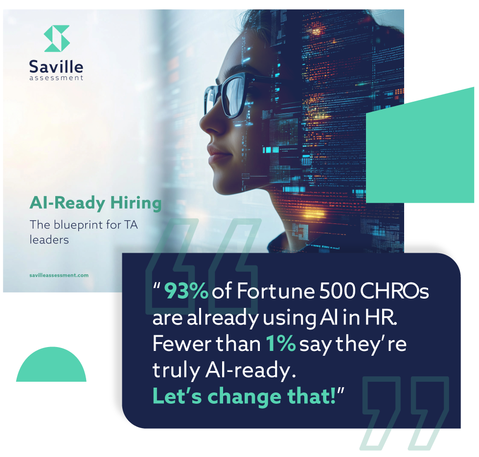 front cover of report and Stat about companies being AI ready