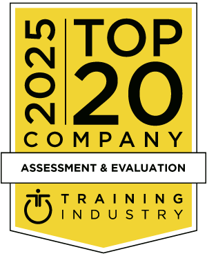 2025 training industry top 20 company badge